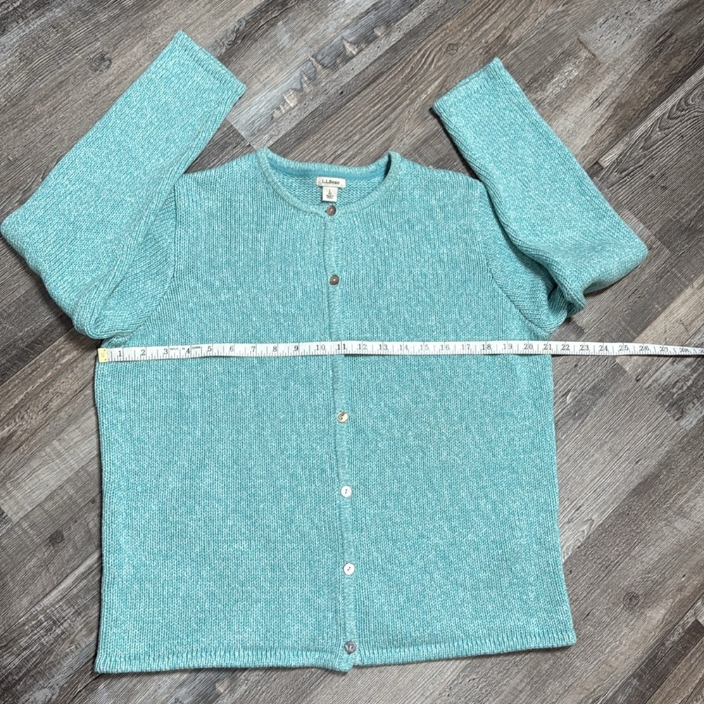 L.L. Bean Women’s Button Front Cardigan Sweater Size L - Picture 9 of 12